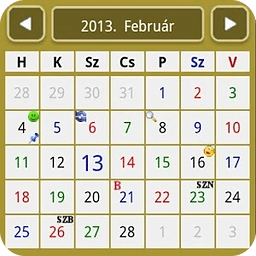 日历 Calendar of service