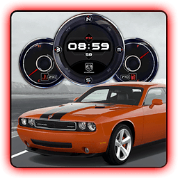 Dodge Challenger SR Clock LWP