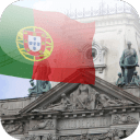 3D Portugal Flag Wallpaper