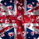 英国国旗的心