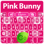粉红色的兔子键盘
