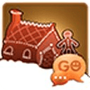 GO SMS Gingerbread Theme