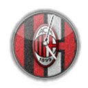 AC Milan Analog Clock Widget