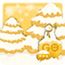GO SMS Christmas Snow Theme