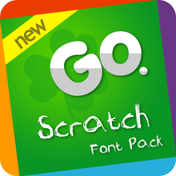 Go Launcher Scratch Font Pack