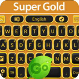 GO Keyboard Super Gold Theme