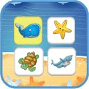 Memory Game For Kids Sea