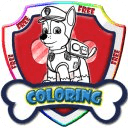 Cop Dog Patrol Coloring Games