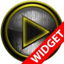 Poweramp widget STEEL I Yellow