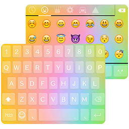 Silk Multicolor Emoji Keyboard