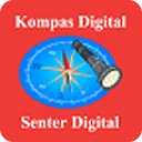 Kompas dan Senter Digital