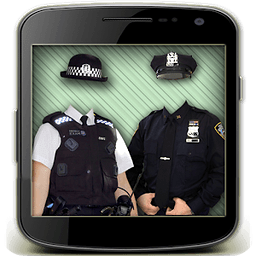 Police Suit Camera Photo Maker