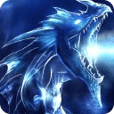 Blue Fantasy Dragon LWP
