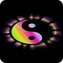 Neon Ying Yang Live Wallpaper