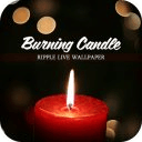 Burning Candle Ripple Live Wallpaper