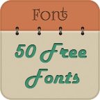 50 Fonts for Samsung Galaxy 6