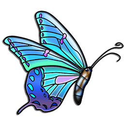 Butterflies coloring book