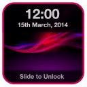 Xperia Lock Screen iOS style