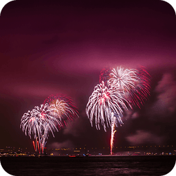 Fireworks Galaxy Note2 LWP 10