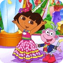 Dora Honeycomb Puzzle Game