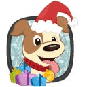 Puppy in Bubble: Christmas Fall