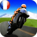 Course De Moto En Trafic 3D