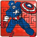 Captain America Maze Game