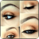 Eyes makeup step by step 3