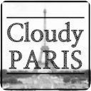 Cloudy Paris Atom Theme