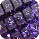 Purple Sparkle Keyboard Theme