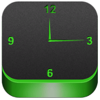 绿色立体声箱时钟