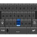 Blue Steel Keyboard Theme Skin