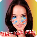 Paint face Democratic Congo