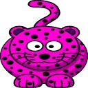 Pink Leopard Glitter Live Wall