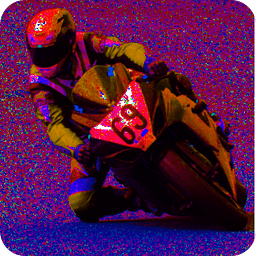 3D Night Moto Racing