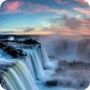 Waterfall Sunset LWP