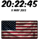 USA Digital Clock