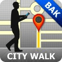 Baku Map and Walks