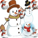 Christmas Snowman HD Wallpaper