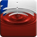 Chile flag water effect LWP