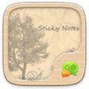 GO SMS PRO STICKY NOTES THEME