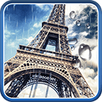 Rainy Paris Live Wallpaper