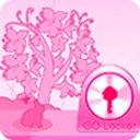GO Locker Theme Pink Rabbit
