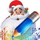 Santa Coloring (Kids Paint)