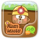 GO SMS MINERS HAMSTER STICKER