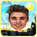 Flying Justin Bieber
