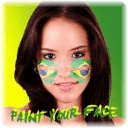 Paint your face Brazil