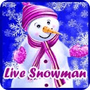 Snowman Sparkle Live Wallpaper