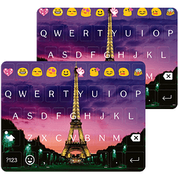 Paris Night Emoji Keyboard