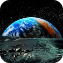 Moon And Earth Live Wallpaper